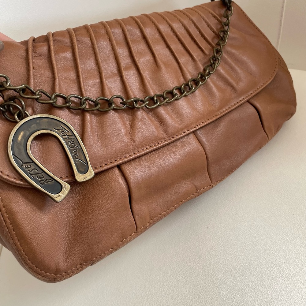 Betsey Johnson saddle clutch purse cowboy country western